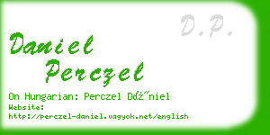 daniel perczel business card